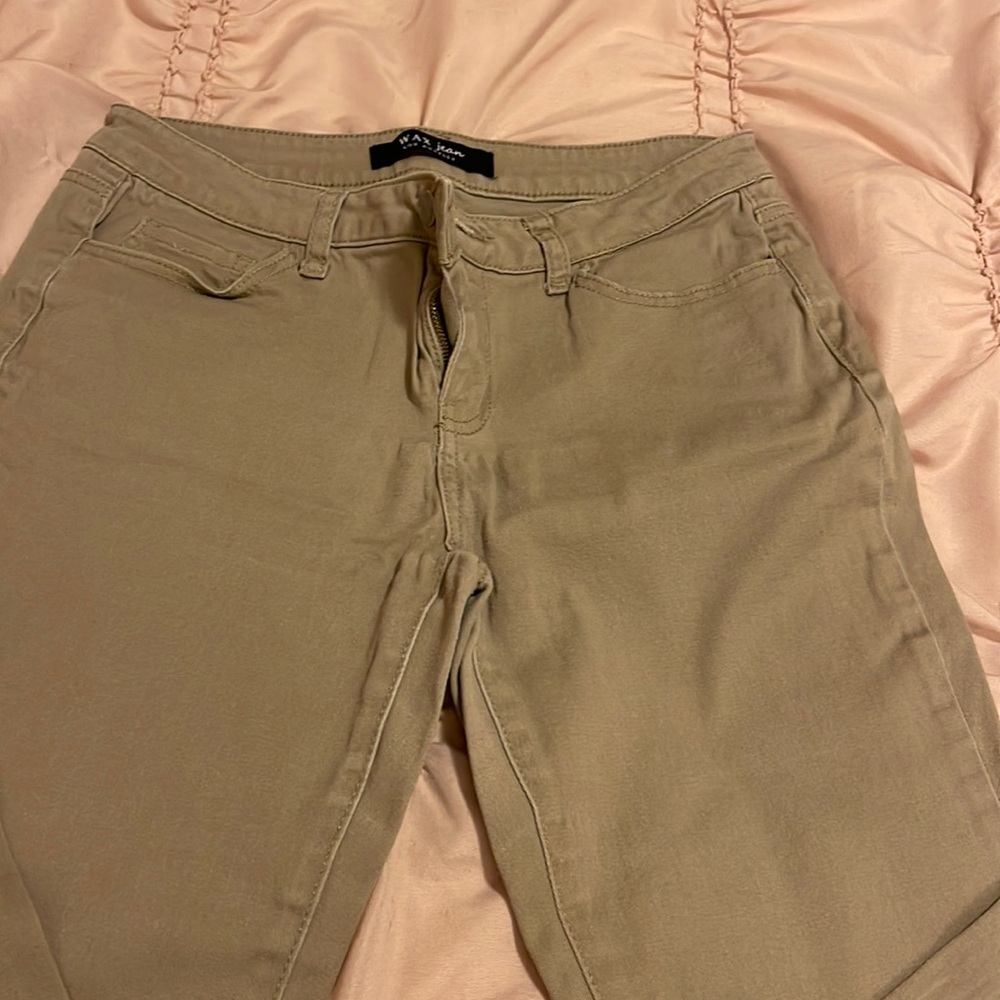 Wax Jean in tan color